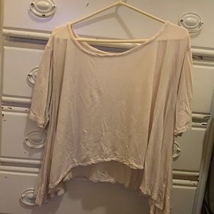 LF’s Emma & Sam Pink Loose Off The Shoulder Top